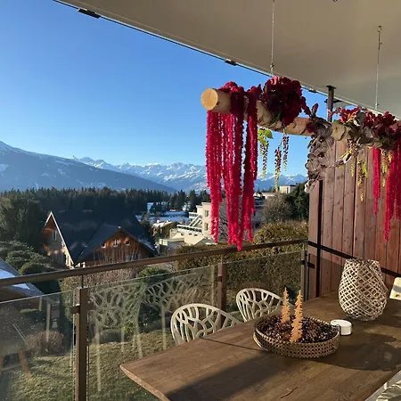 Semesterbostad Window On Montana, Avec Vue Sur Les Alpes Crans-Montana