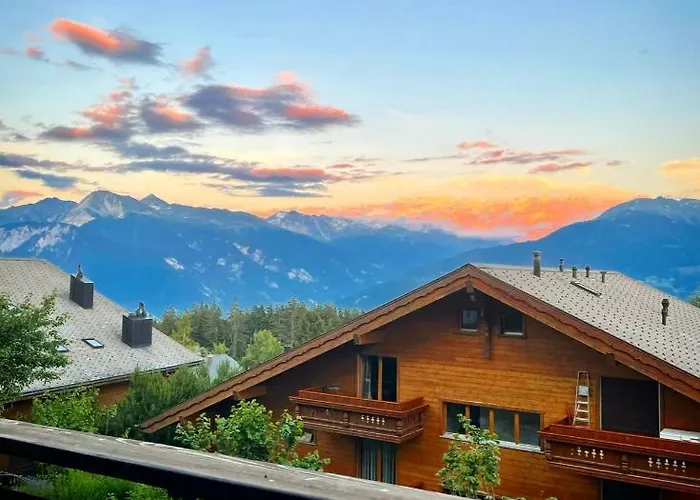 Window On Montana, Avec Vue Sur Les Alpes Crans-Montana
