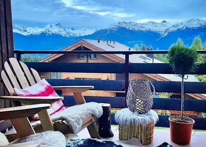 Nyaraló Window On Montana, Avec Vue Sur Les Alpes