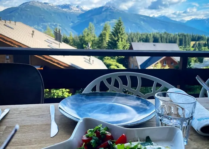 Window On Montana, Avec Vue Sur Les Alpes Nyaraló Crans-Montana